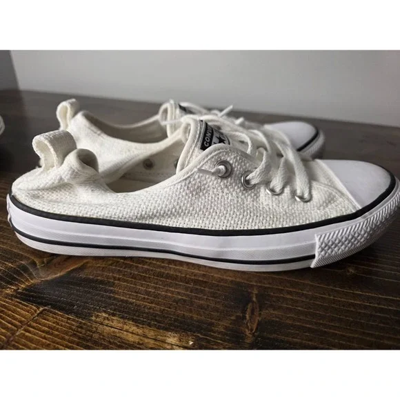 CONVERSE  All Star  Low Tops Women's Shoes Size 8 EU 39 White 547239C - Picture 5 of 11